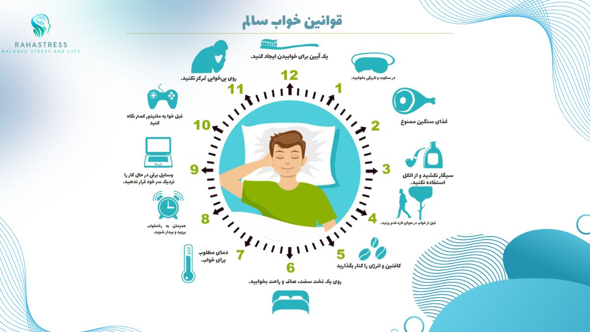 قوانین خواب سالم