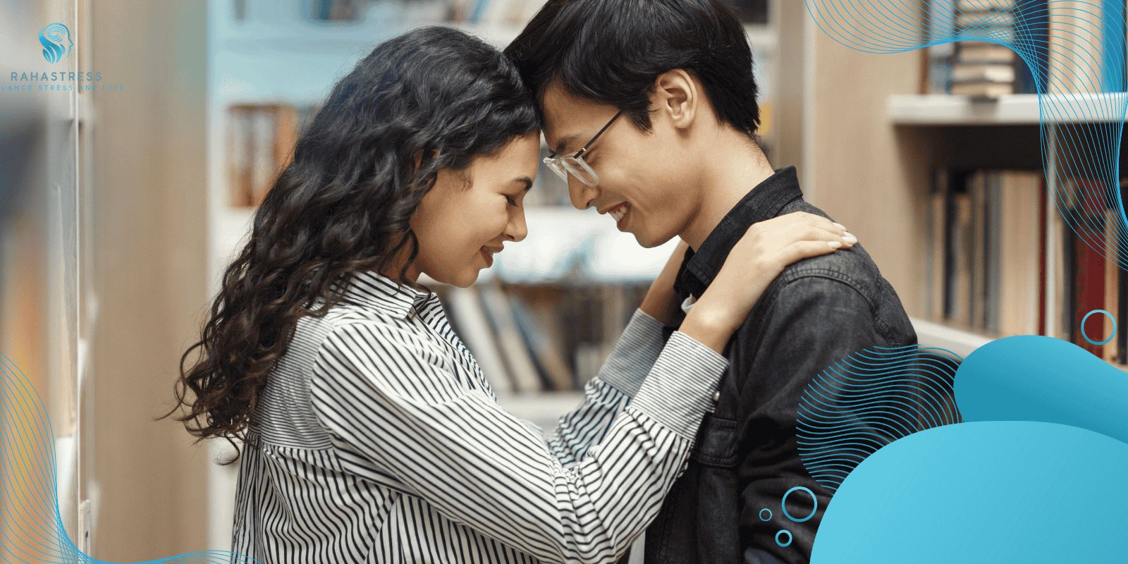 بغل کردن با سرهای تکیه بر یکدیگر