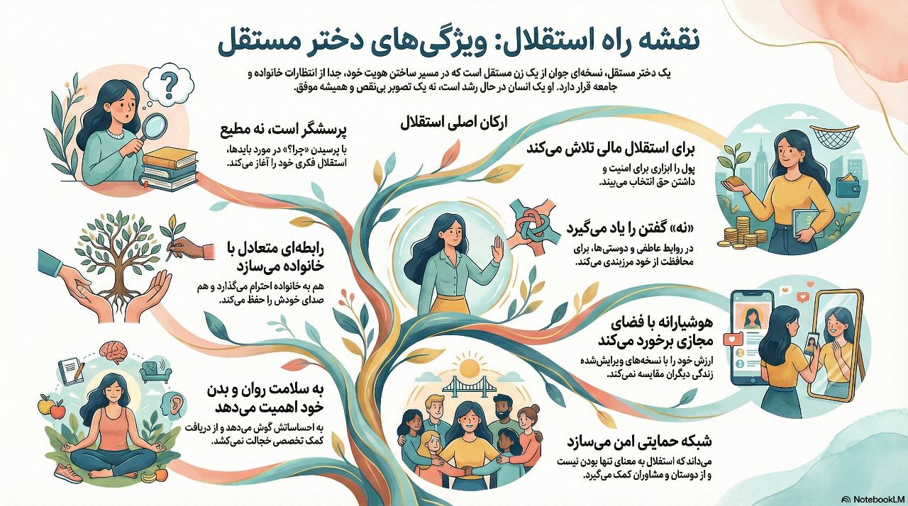 خصوصیات دختر مستقل چیست؟
